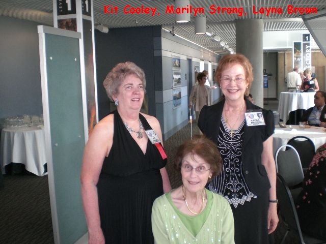 Kit Cooley Brown, Marilyn Strong and Layna Brown Woods